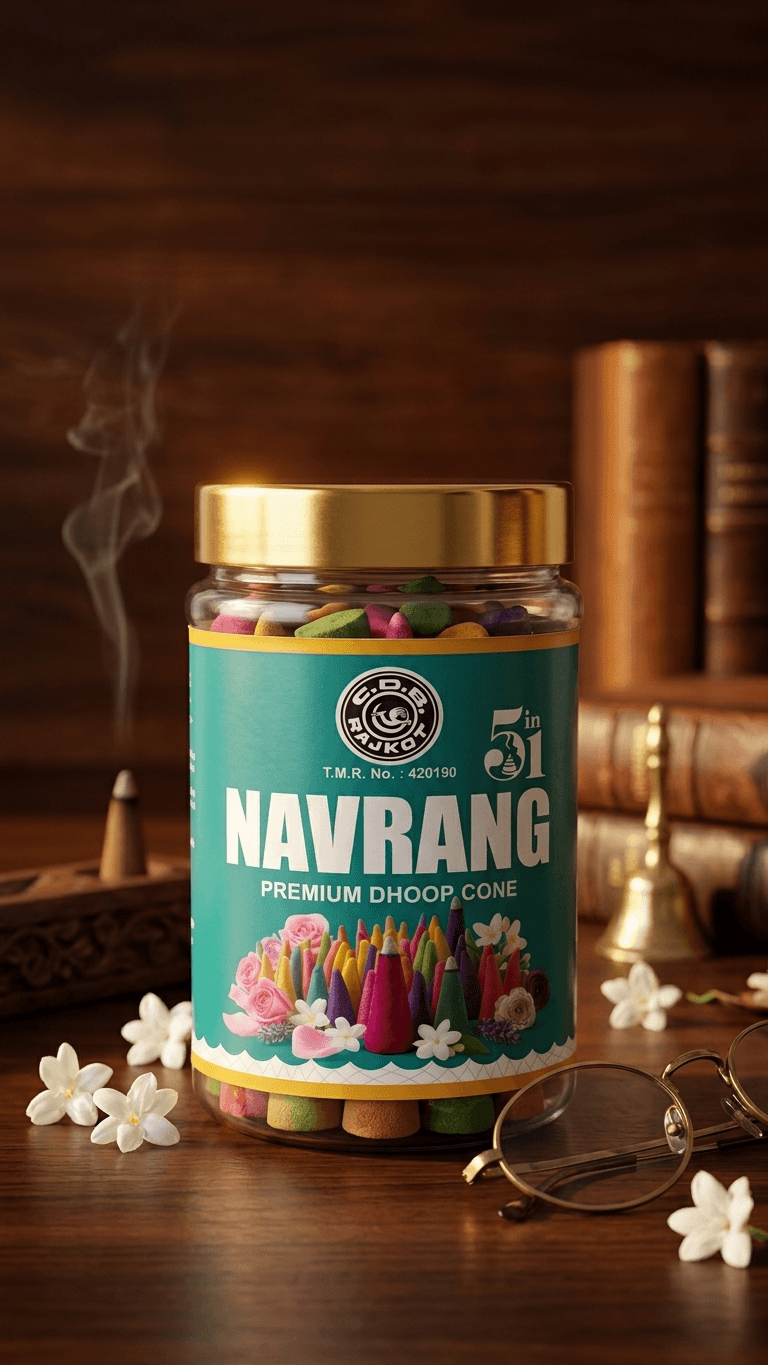 Navrang Dhoop Cone Jar